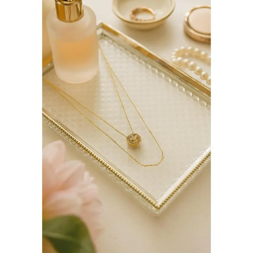 An Evening At The Gala Fashion Gold Layered Necklace